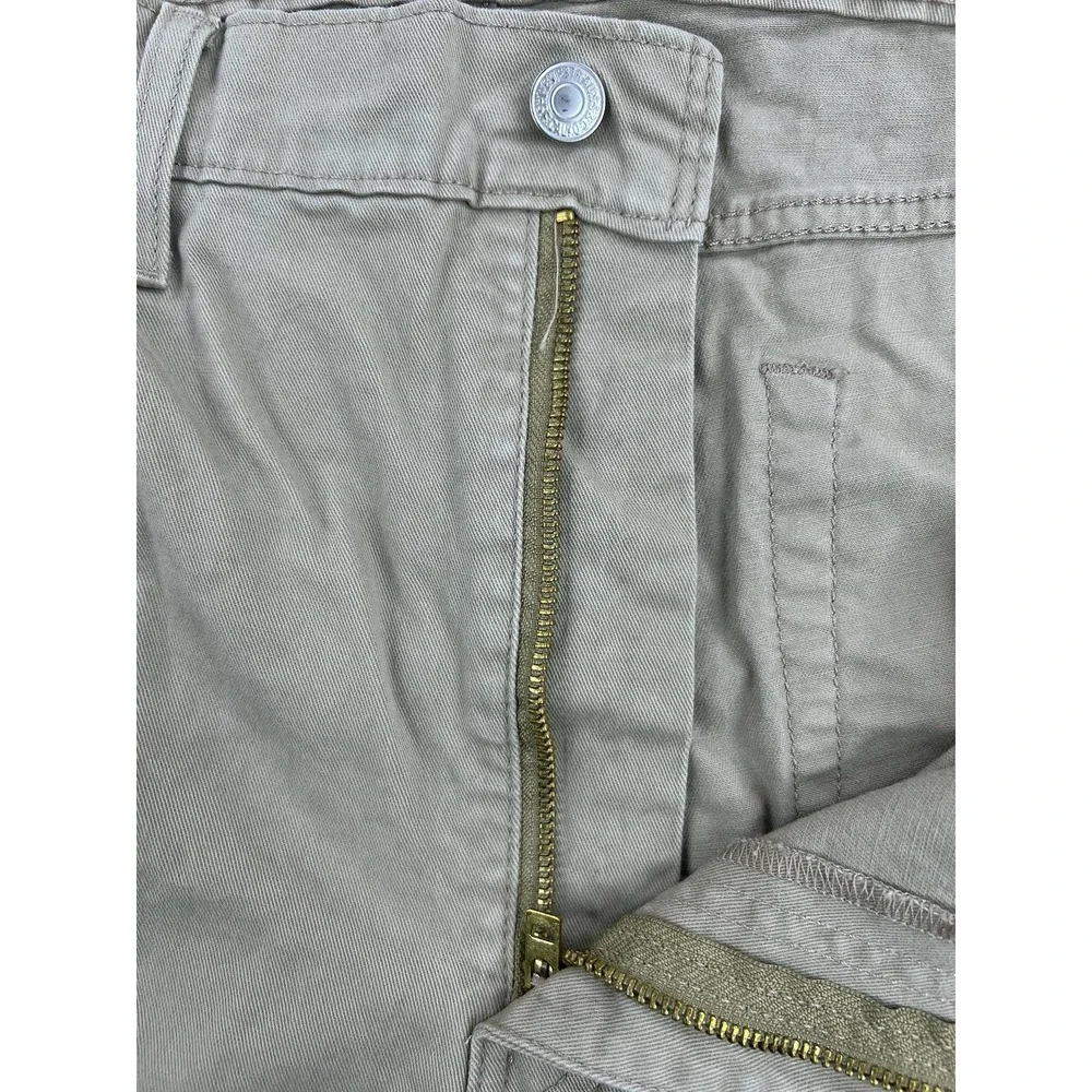 Levis 514 Mens 40x32 Beige Regular Straight Stretch Denim Jeans Light Wash